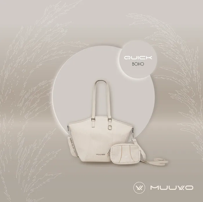 MUUVO Quick BOHO - wózek wielofunkcyjny, zestaw 2w1 | Beige (+ ADAPTERY)