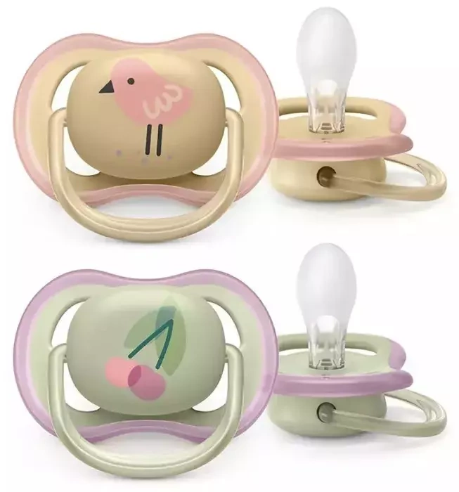PHILIPS AVENT Ultra Air - smoczek ortodontyczny 2 szt. | 0-6 m