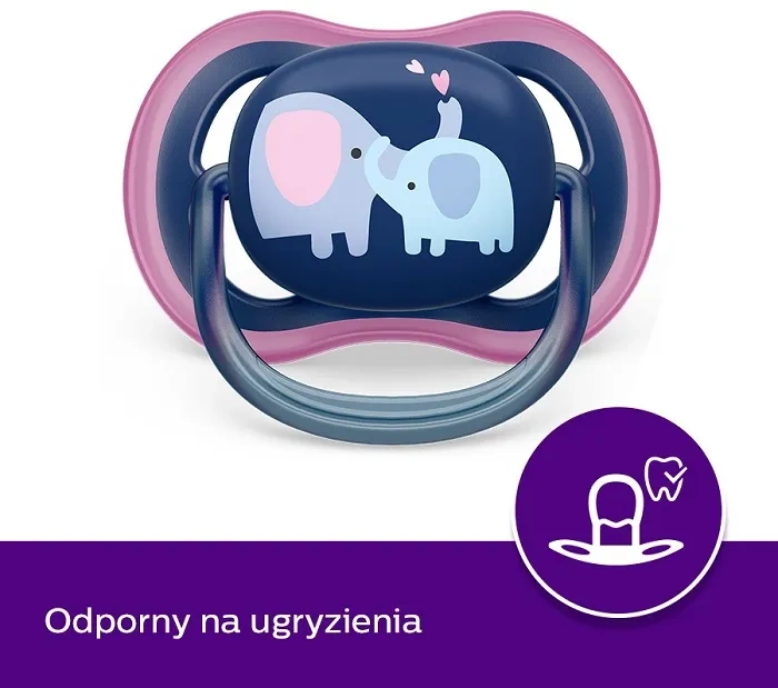 PHILIPS AVENT Ultra Air - smoczek ortodontyczny 2 szt. | 18 m+