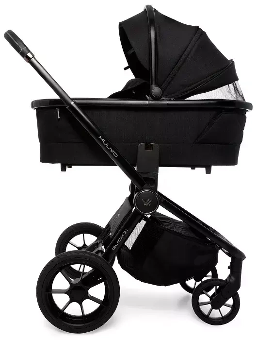 MUUVO Quick SE 2 - wózek wielofunkcyjny, zestaw 2w1 | Chromium Black