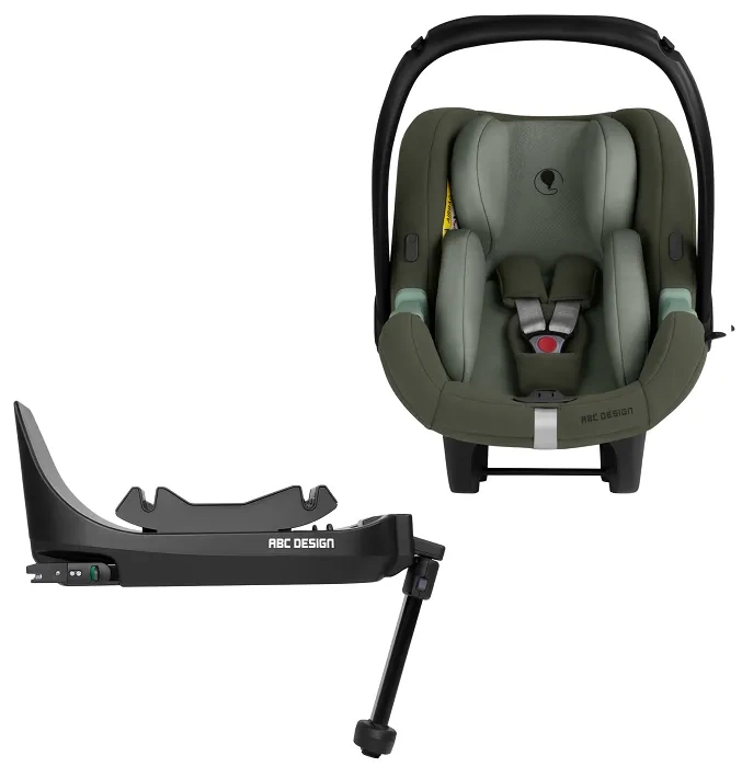 ABC DESIGN Tulip i-Size - fotelik samochodowy 0-13 kg + obrotowa baza Root | Sage
