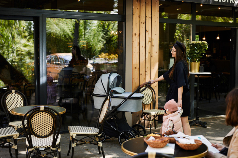 MUUVO Slick - gondola do wózka | Graphite Lush