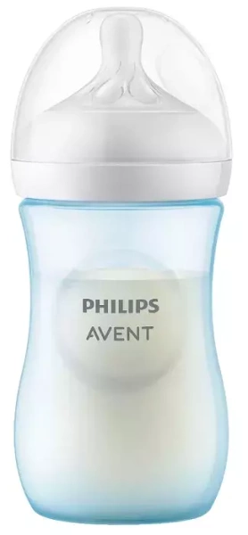PHILIPS AVENT Natural Response - responsywna butelka antykolkowa 260 ml BLUE | 1 m+