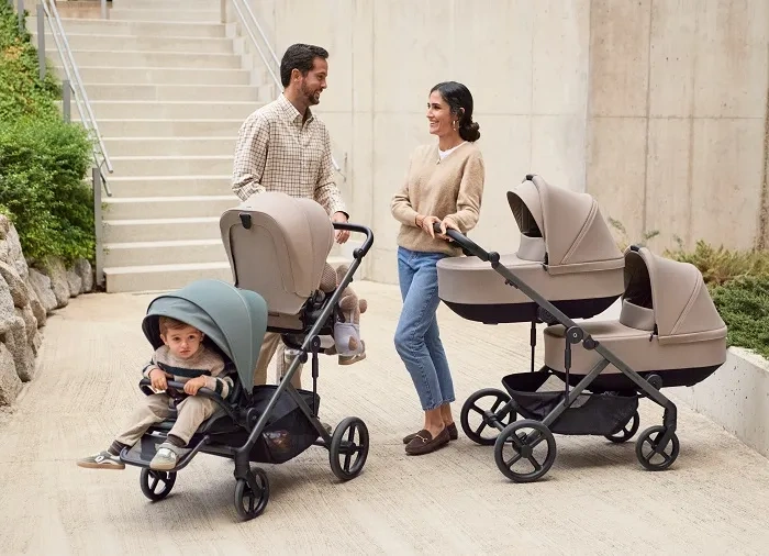 wózek spacerowy z dwoma siedziskami anex modu spacerówka