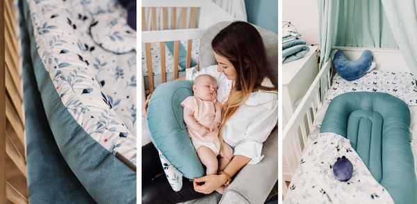 YOONCO - dwustronny kocyk kołderka 80x100 cm | Berry