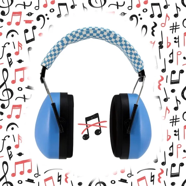 ALECTO BV-71 - słuchawki wygłuszające dla małych dzieci 18 m+ | Niebieskie