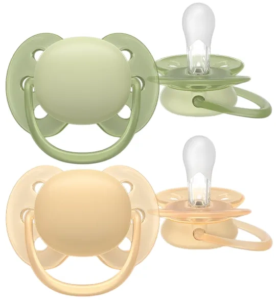 PHILIPS AVENT Ultra Soft Ultradouce - smoczek ortodontyczny 2 szt. | 6-18 m