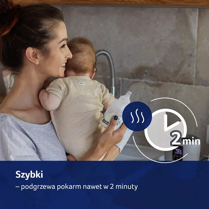 LOVI - podgrzewacz i sterylizator do butelek 4in1 | BIAŁY