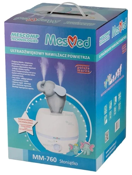 MESMED - ultradźwiękowy nawilżacz powietrza | Słoniątko
