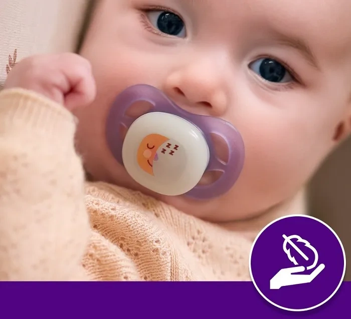 avent ultra start nighttime smoczek silikonowy symetryczny