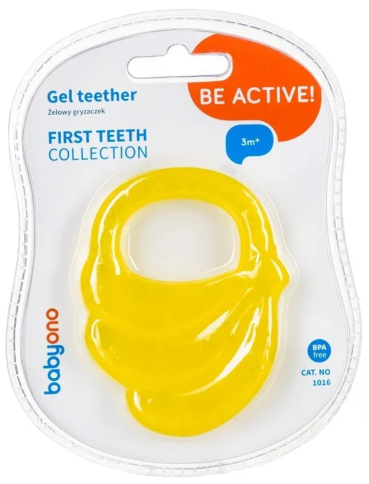 BABYONO - gryzak żelowy Banana | MIX kolorów