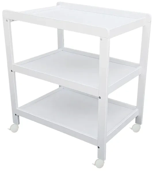 YOONCO - półkoprzewijak na kółkach | Biały