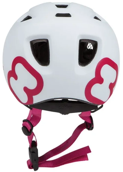 HAMAX Thundercap - rowerowy kask dziecięcy, obwód głowy 52-56 cm | White/Pink