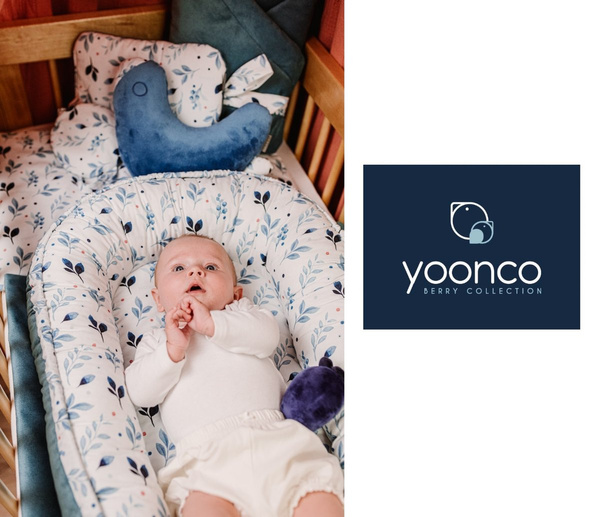 YOONCO - kokon niemowlęcy Standard 55x90 cm | Berry