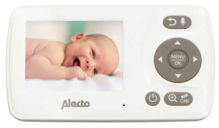 ALECTO DVM-71- niania elektroniczna z kamerą i wyświetlaczem 2,4'' | White