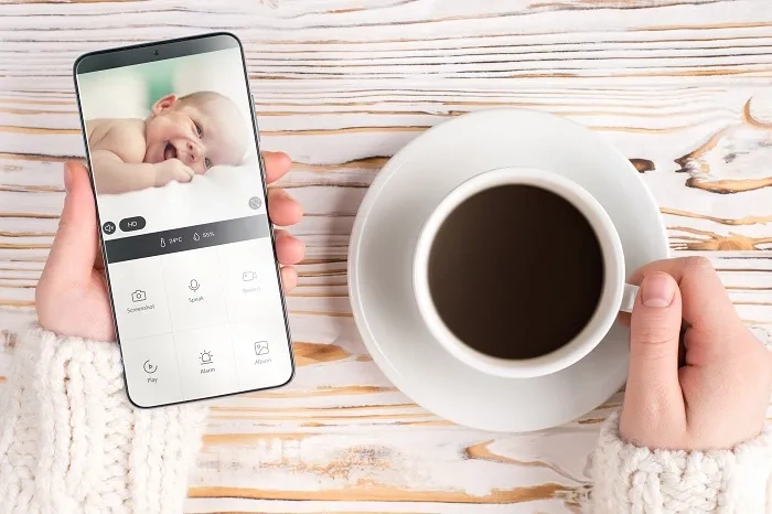 ALECTO SMARTBABY10BE - niania elektroniczna Wi-Fi z ruchomą kamerą | APLIKACJA