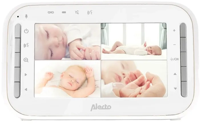 ALECTO DVM200MGS - niania elektroniczna z ruchomą kamerą i wyświetlaczem + projektor nocnego nieba GRATIS!