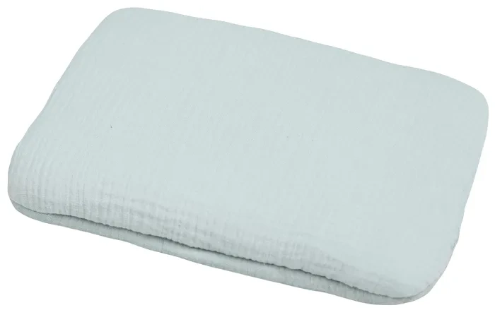 YOONCO - muślinowy komplet: kołderka 80x100 cm + poduszka 22x30 cm | Mięta