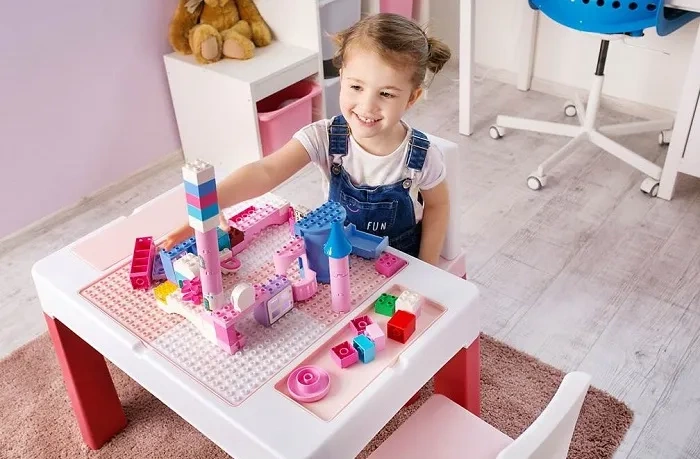 TEGA BABY Multifun Eco - wielofunkcyjny stolik z krzesełkiem | Szary