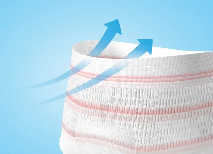 CANPOL BABIES - ultrachłonne jednorazowe majtki poporodowe 2w1 z podkładem 5 szt. | L/XL