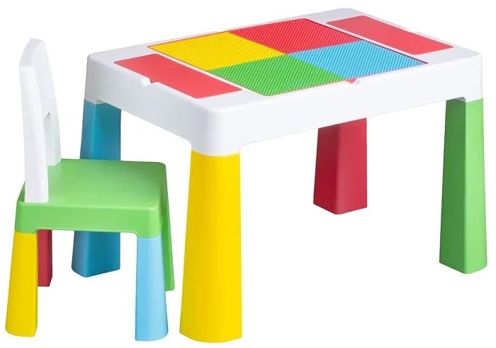TEGA BABY Multifun Eco - wielofunkcyjny stolik z krzesełkiem | Multicolor