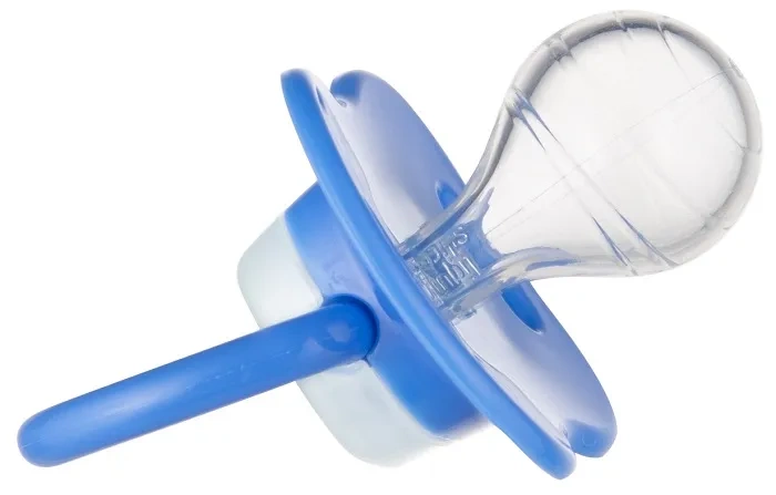 CANPOL BABIES Love & Sea - smoczek uspokajający silikon 18 m+ okrągły | niebieski