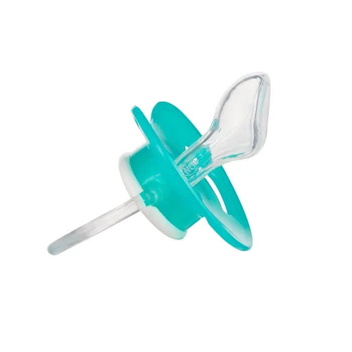 CANPOL BABIES - smoczek uspokajający silikon 6-18m anatomiczny z brokatem | LOVE&SEA 1szt.