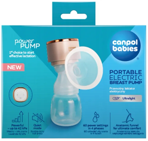 CANPOL BABIES PowerPump - przenośny laktator elektryczny