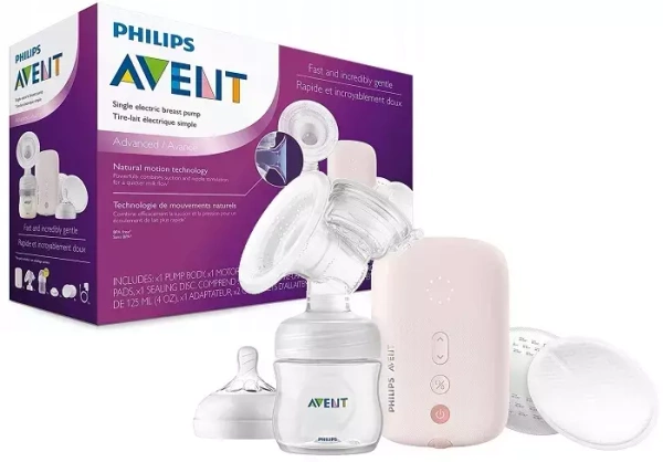 PHILIPS AVENT - laktator elektryczny z butelką Natural 125 ml