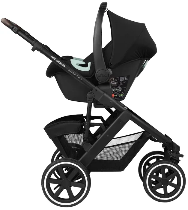 ABC DESIGN Salsa 4 Air - wózek wielofunkcyjny, zestaw 2w1 | PURE EDITION: Berry