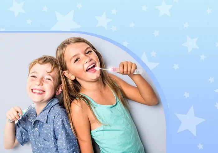 NENO Fratelli - elektroniczna szczoteczka do zębów dla dzieci od 6 lat | Pink