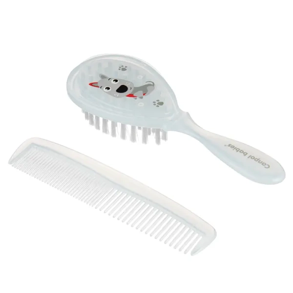 CANPOL BABIES - szczotka i grzebień dla niemowląt | CUTE ANIMALS