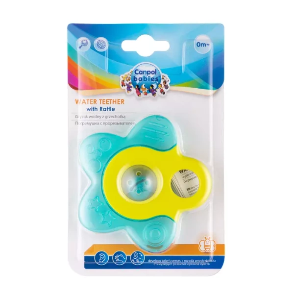 CANPOL BABIES - gryzak wodny z grzechotką | GWIAZDA