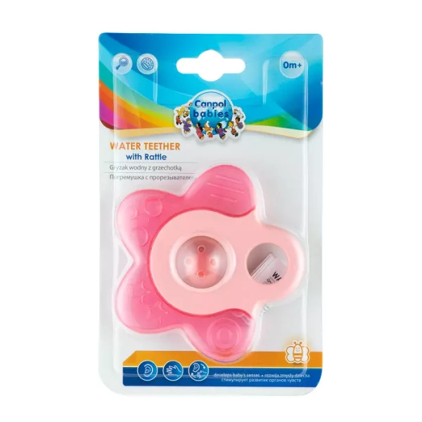 CANPOL BABIES - gryzak wodny z grzechotką | GWIAZDA