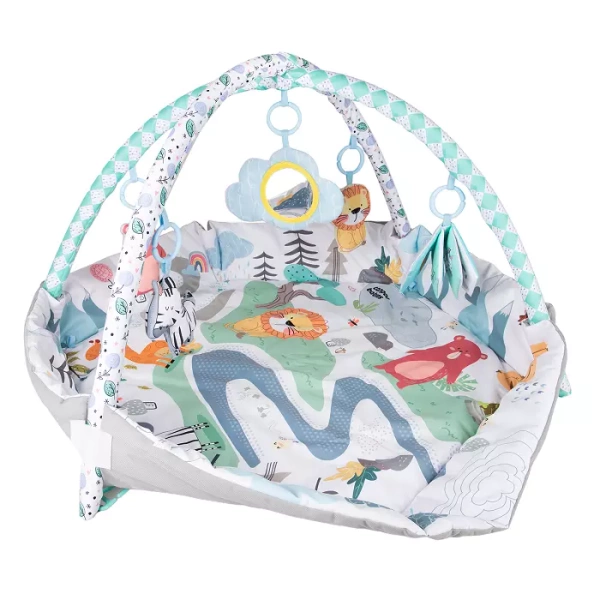 CANPOL BABIES - edukacyjna mata do zabawy kojec dla dzieci 0m+ | SAFARI