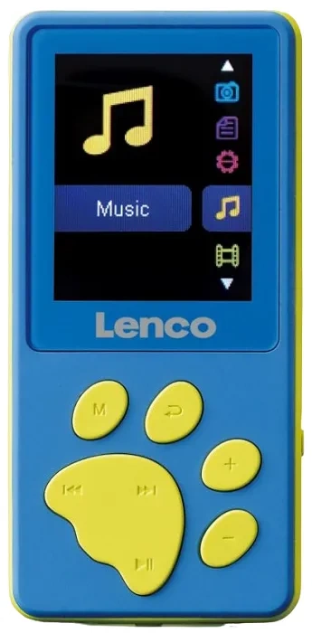 LENCO XEMIO-560BU - odtwarzacz MP3/MP4 z pamięcią 8GB | Niebieski