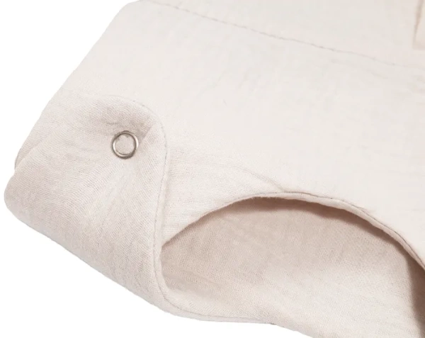 YOONCO - całoroczny, muślinowy śpiworek do spania dla noworodka 0+ | Krem