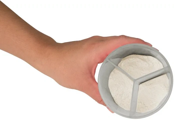 DR BROWN'S - 3-komorowy pojemnik na mleko w proszku | Szary