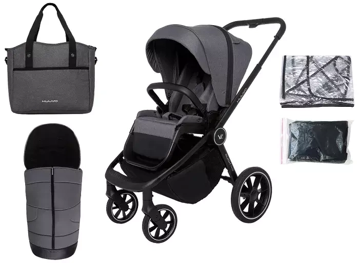 MUUVO Quick 4.0 - wózek spacerowy | Iron Graphite