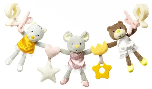 BABYONO Ballerinas - edukacyjna zawieszka do wózka