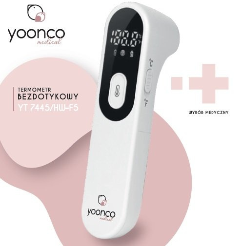 YOONCO Medical - termometr elektroniczny bezdotykowy | YT 7445