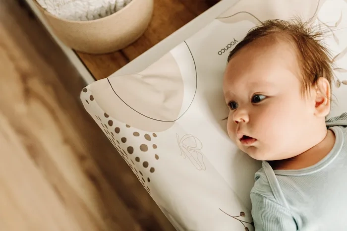 YOONCO - przewijak miękki, tapicerka 50x70 cm na komodę | Miś Sweet Dreams