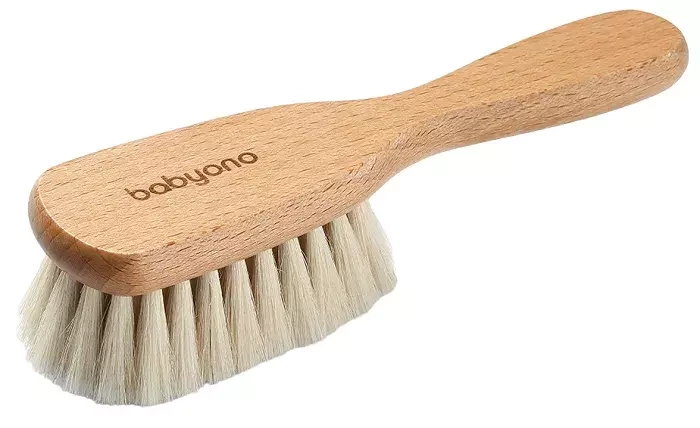 BABYONO - szczotka z naturalnego włosia | miękka