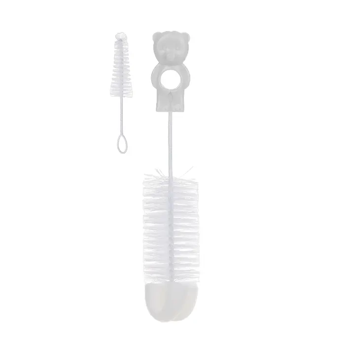 CANPOL BABIES - szczotka do butelek i smoczków z gąbką | 1szt.