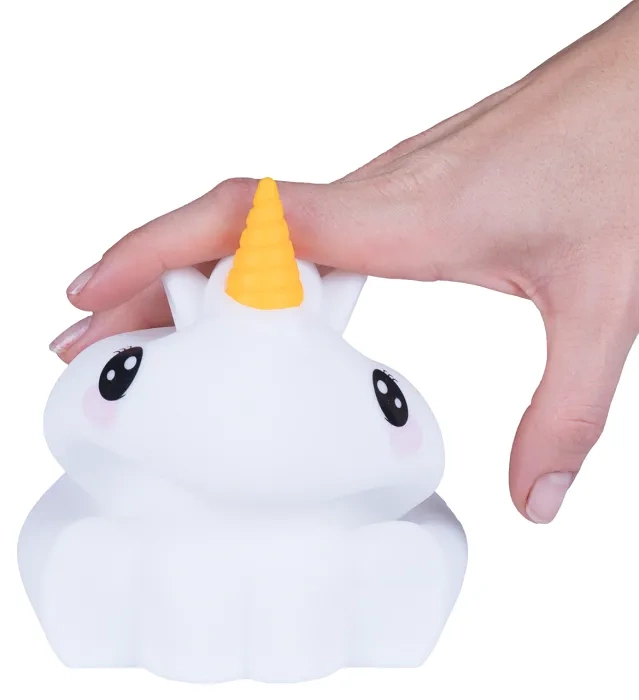 MESMED Świetlaczki - lampka silikonowa z pilotem | Jednorożec