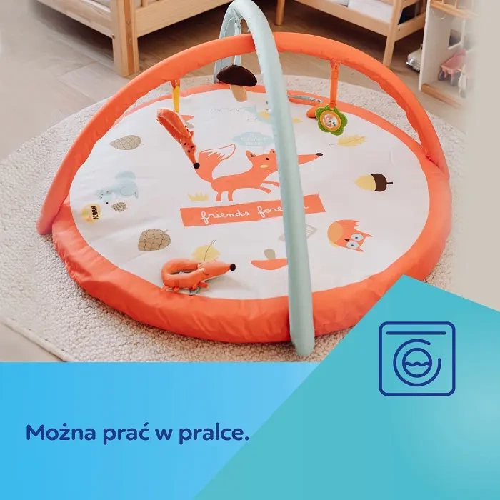 CANPOL BABIES - mata edukacyjna z pałąkami | FOX