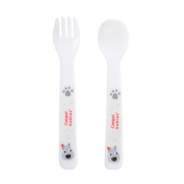 CANPOL BABIES - zestaw stołowy CUTE ANIMALS | niebieski