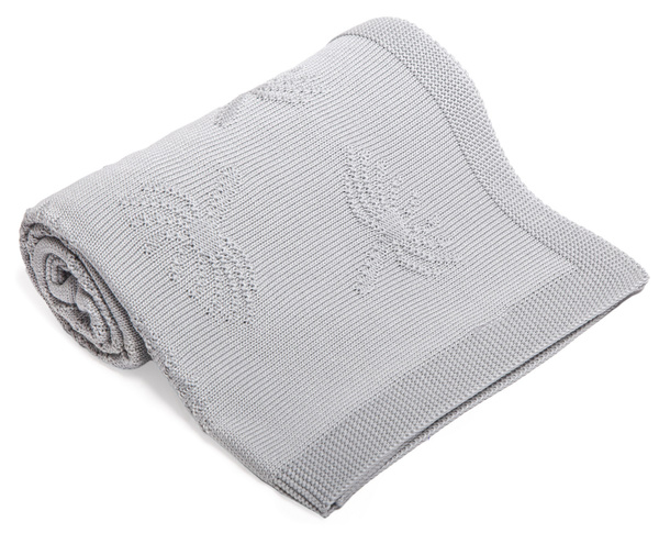 YOONCO Dmuchawce - kocyk bambusowy 80x100 cm | Szary