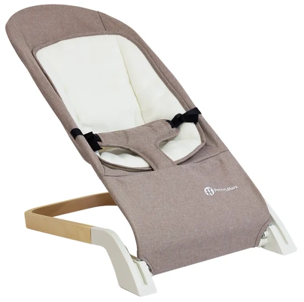 PETITE & MARS Calmy - leżaczek z funkcją kołysania | Beige