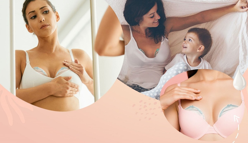 NENO Claro/Bottle 300 - 2 kolektory na mleko do biustonosza + butelka do karmienia i nauki picia ze smoczkiem 300 ml